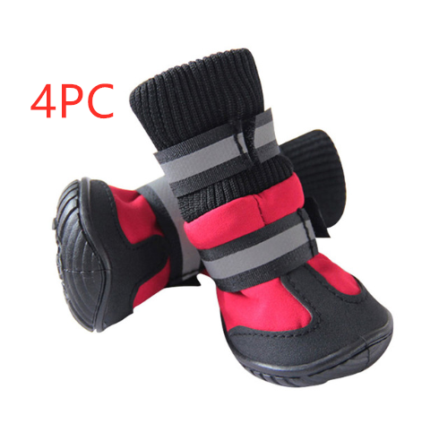 High Waist Large Dog Cotton Boots