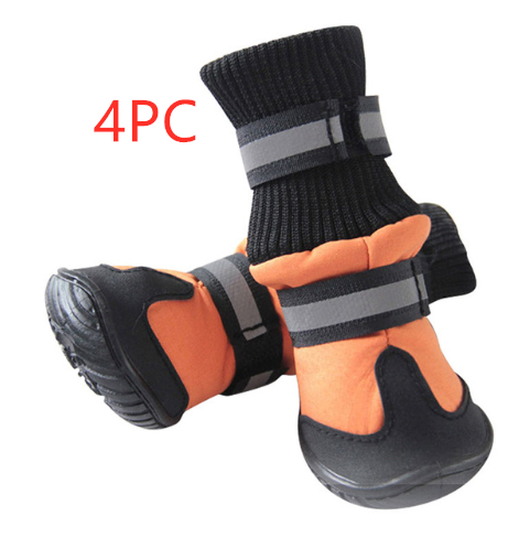 High Waist Large Dog Cotton Boots